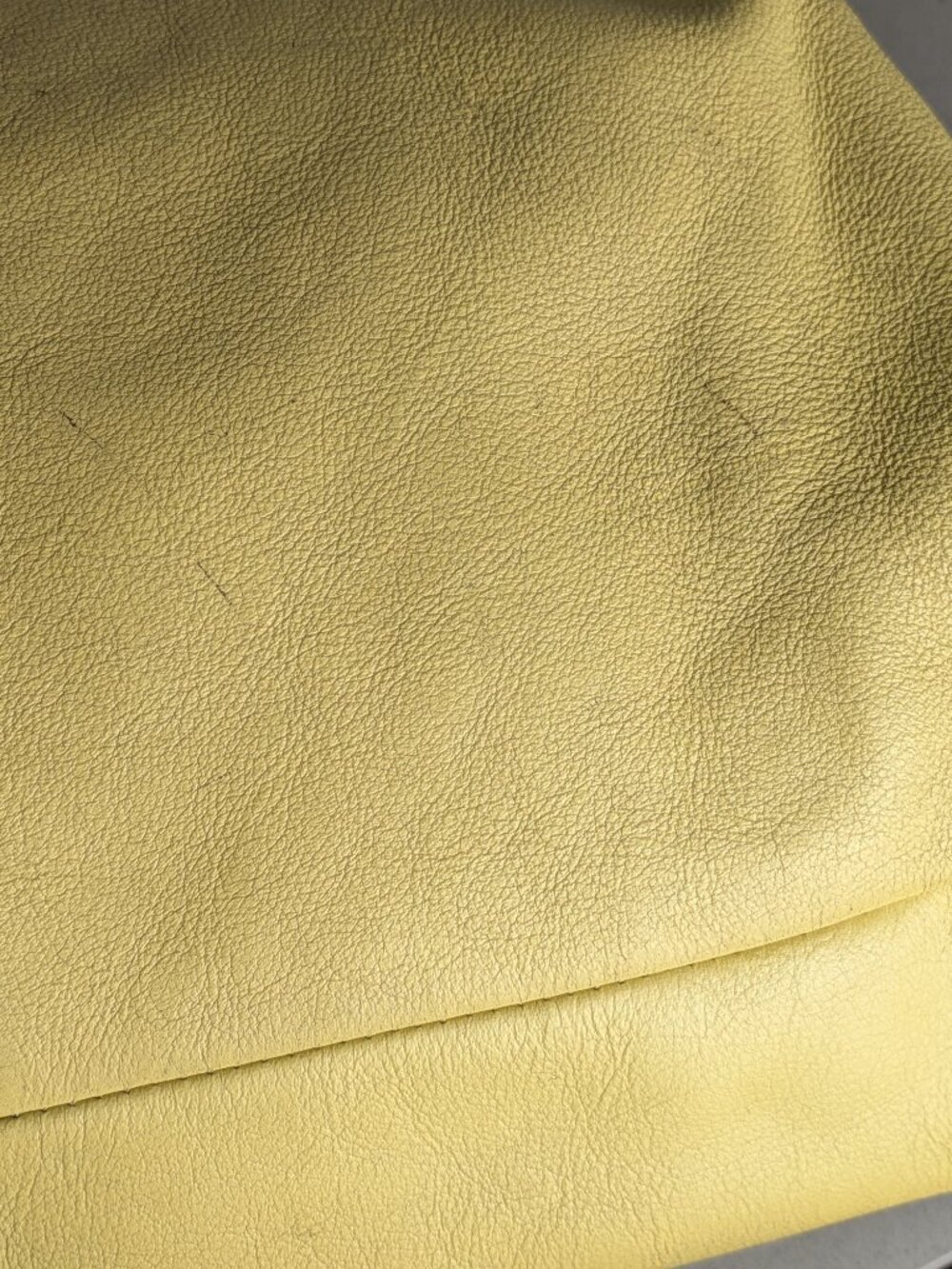 Women's Coach Ashley Carryall Purse Yellow Leather - Picture 10 of 15